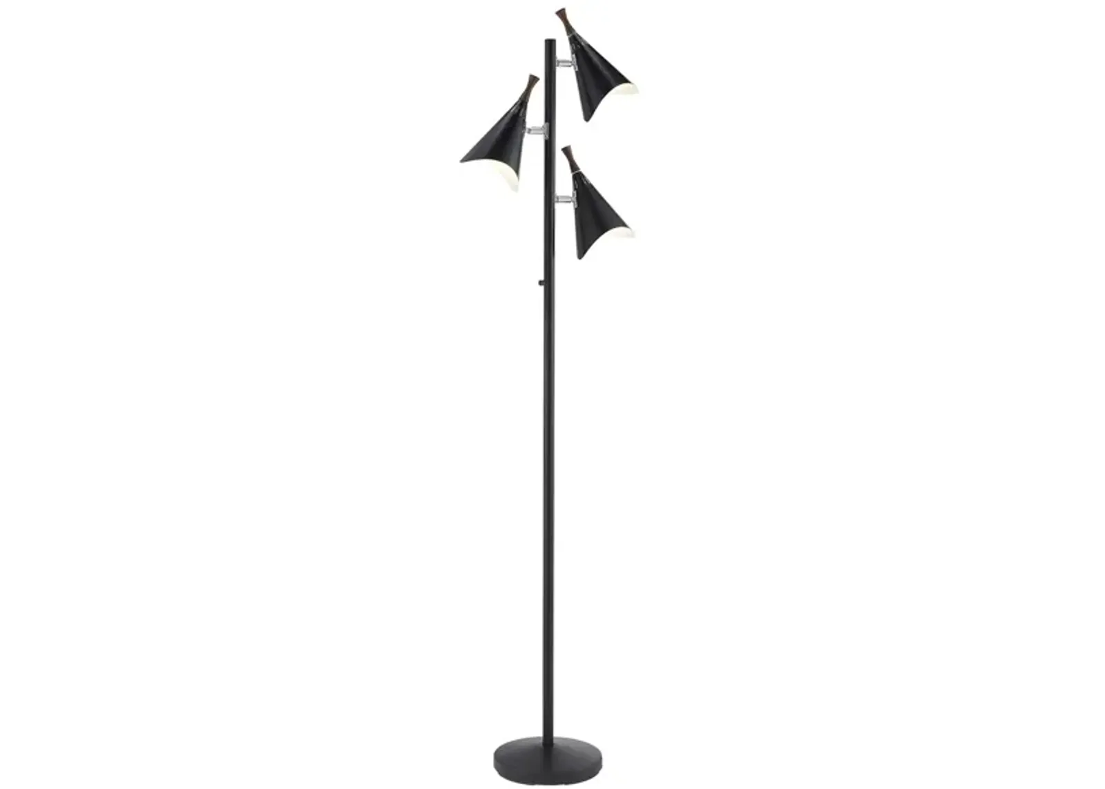 Draper Floor Lamp in Black by Adesso Inc