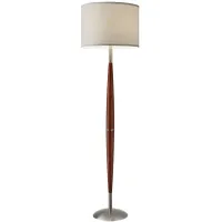 Hudson Floor Lamp in Walnut by Adesso Inc