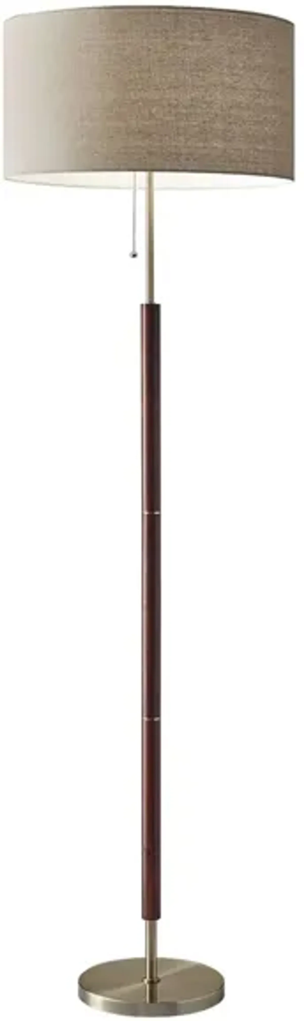 Hamilton Floor Lamp in Walnut by Adesso Inc