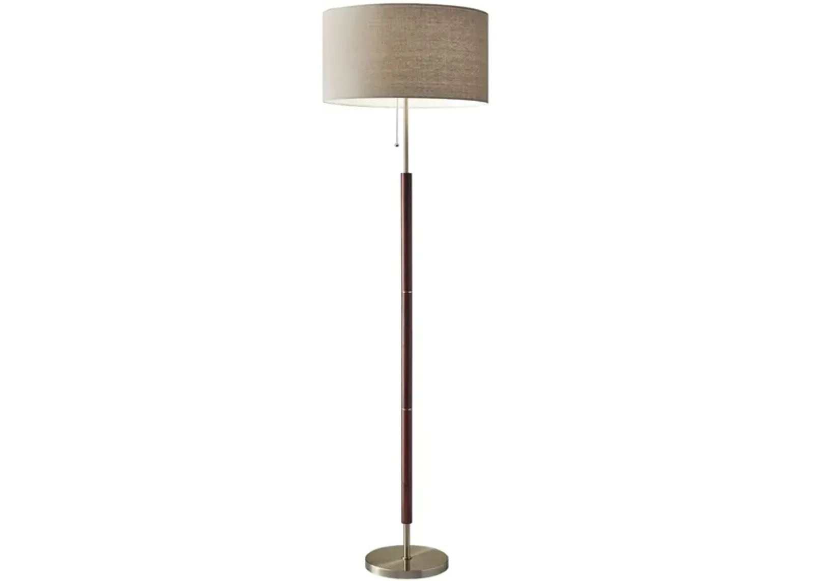 Hamilton Floor Lamp in Walnut by Adesso Inc