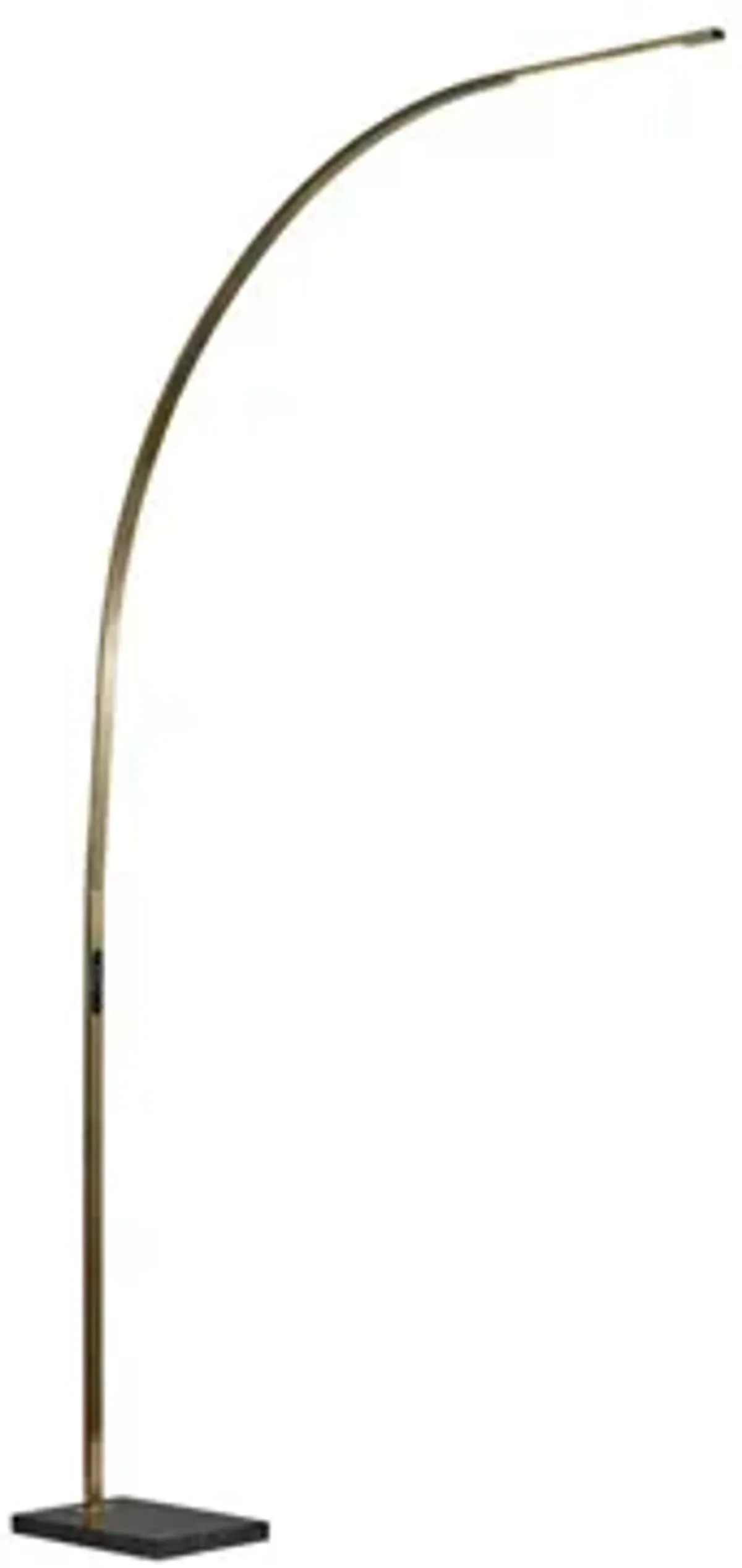 Sonic Arc Lamp with Smart Switch in Antique Brass by Adesso Inc