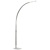 Sonic Arc Lamp with Smart Switch in Brushed Steel by Adesso Inc