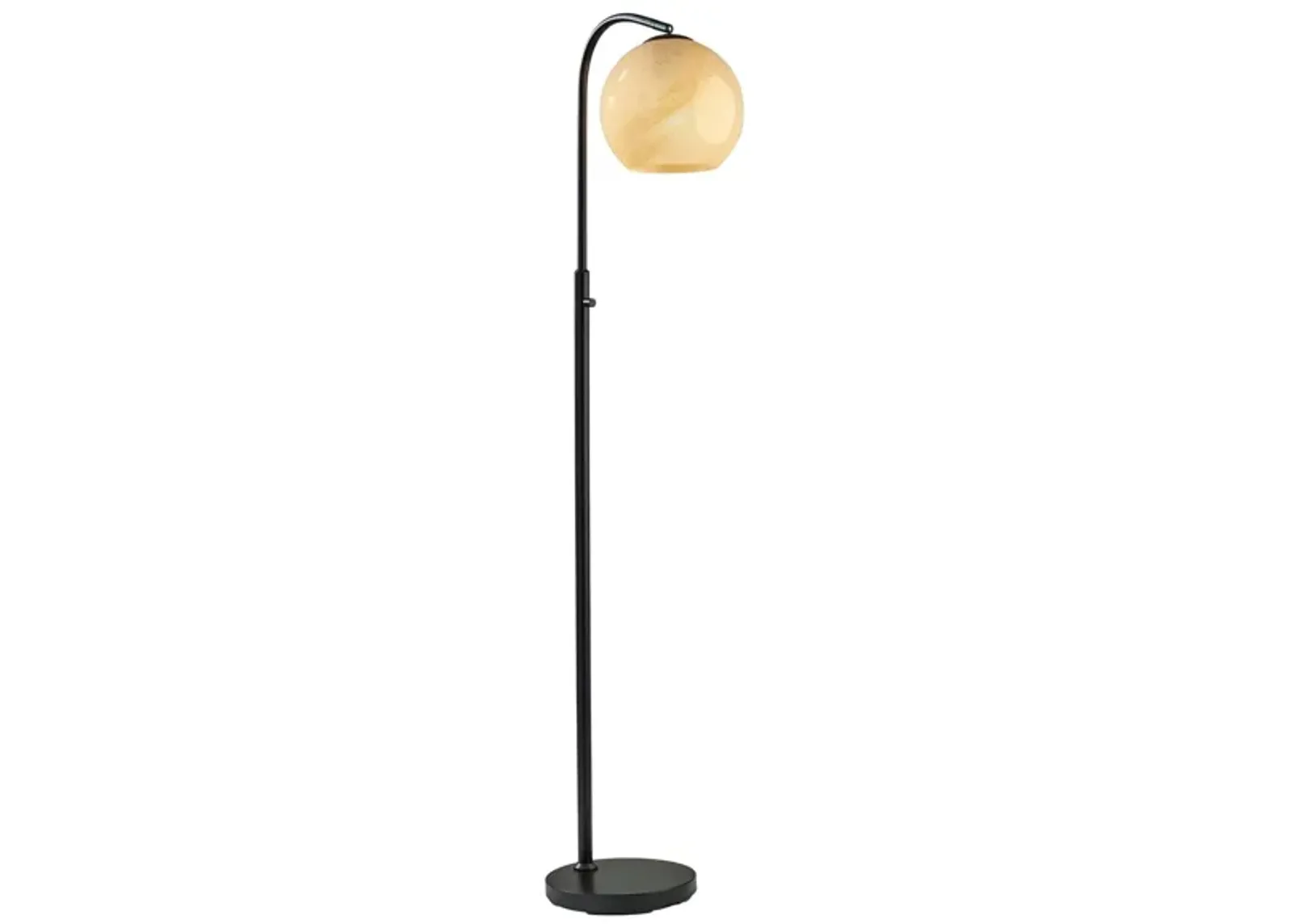 Nolan Floor Lamp in Black by Adesso Inc