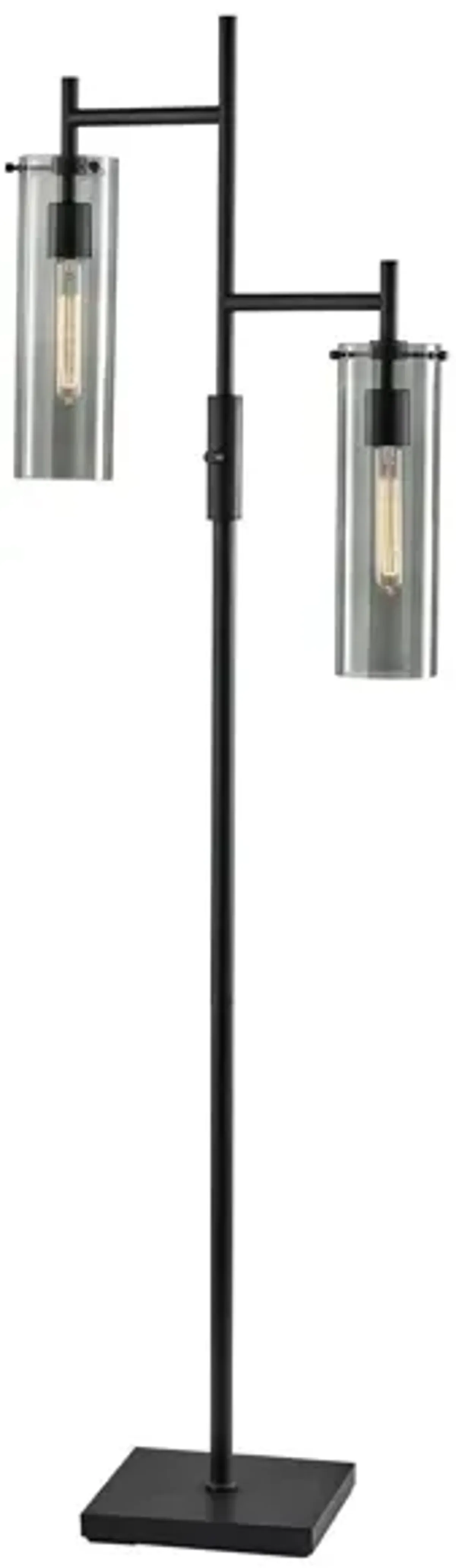 Dalton Floor Lamp in Black by Adesso Inc