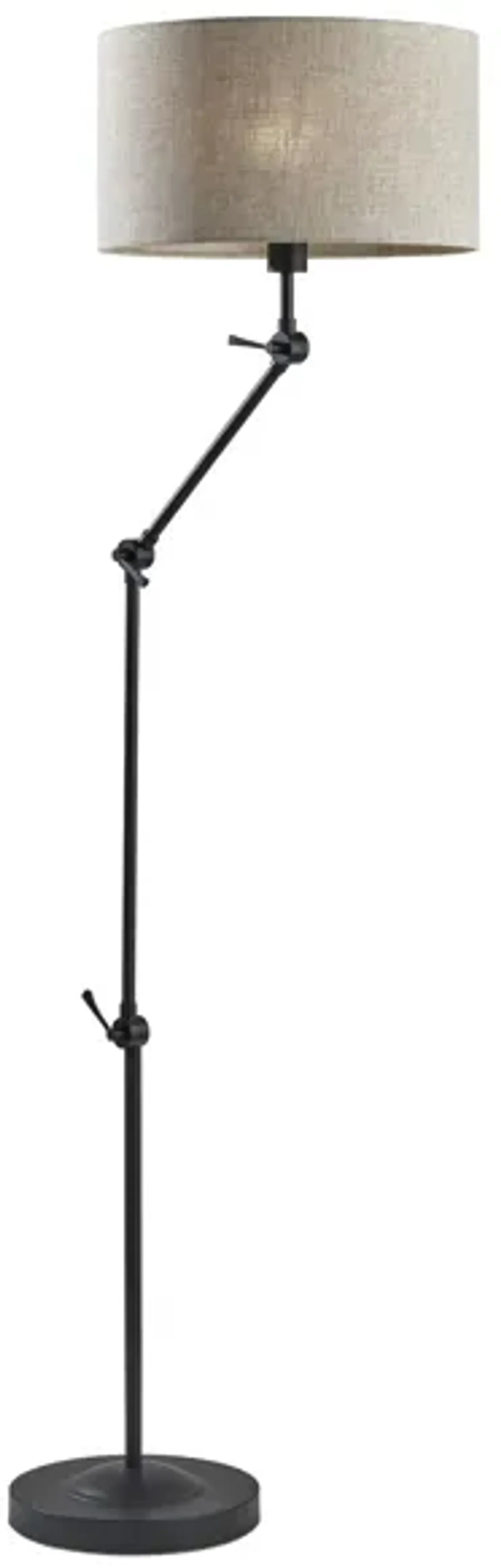 Willard Multi-Joint Floor Lamp in Dark Bronze by Adesso Inc