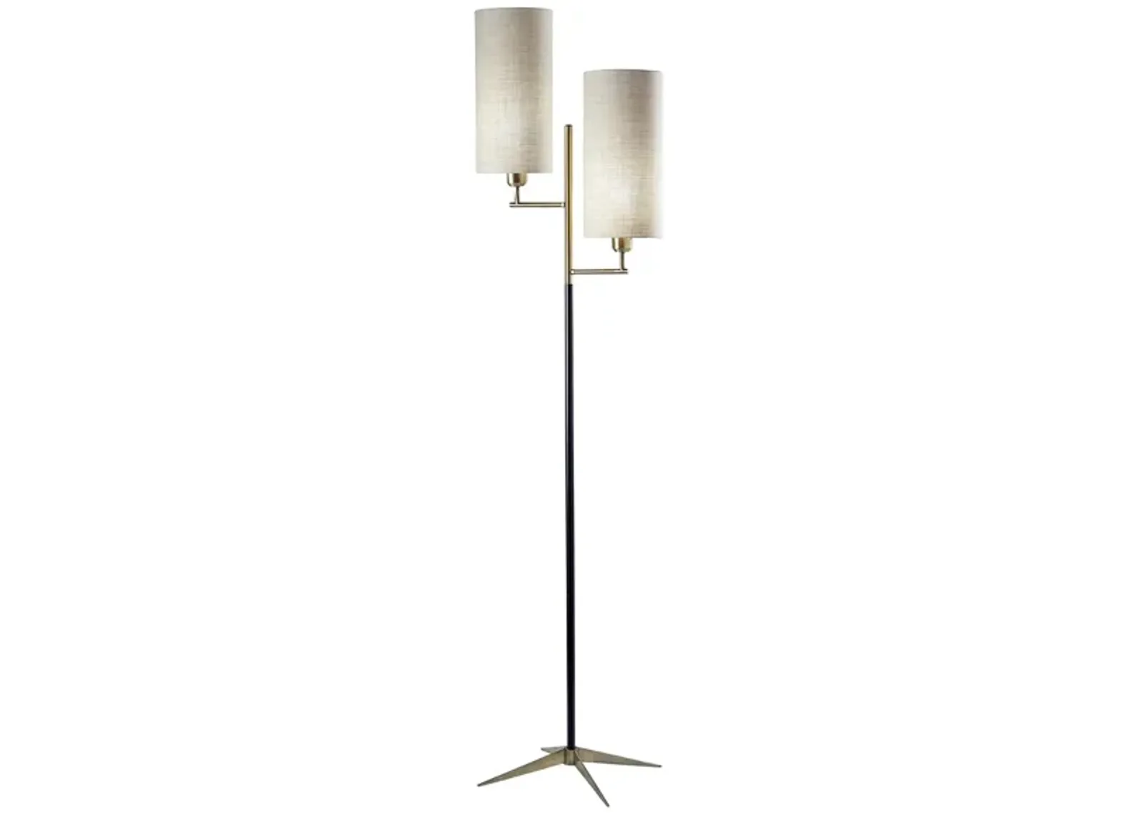 Davis Floor Lamp in Brass by Adesso Inc