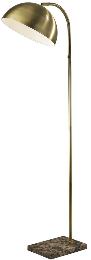 Paxton Floor Lamp in Antique Brass by Adesso Inc