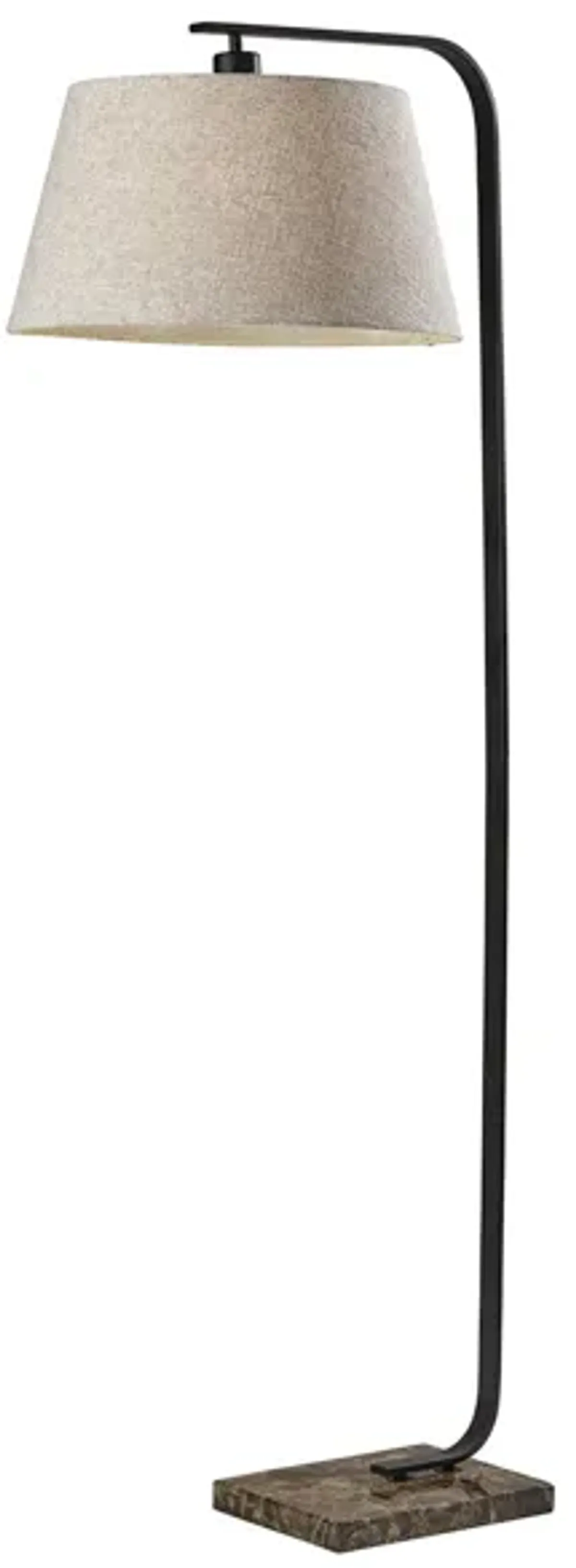 Bernard Floor Lamp in Black by Adesso Inc