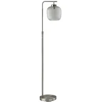 Vivian Floor Lamp in Brushed Steel by Adesso Inc