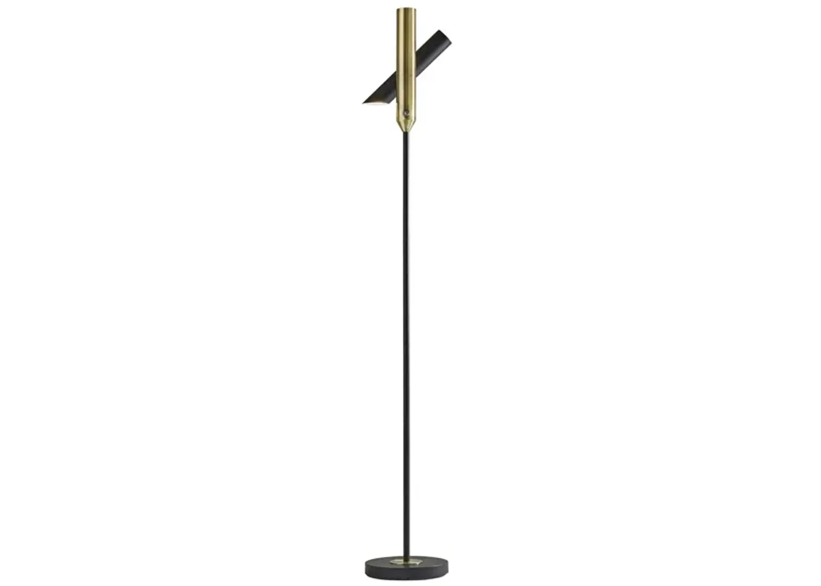 Vega LED Torchiere in Black by Adesso Inc