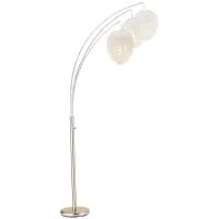 Belle Arc Lamp in Brushed Steel by Adesso Inc