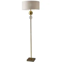 Chloe Floor Lamp in Brass by Adesso Inc