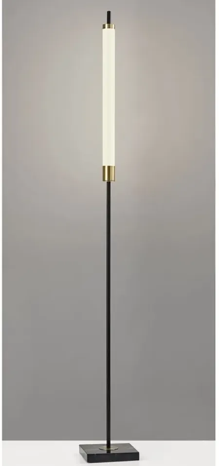 Piper LED Floor Lamp in Black by Adesso Inc
