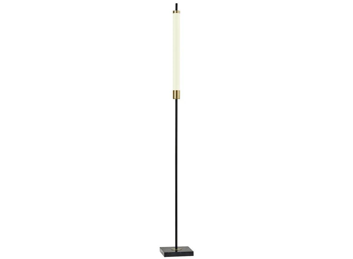 Piper LED Floor Lamp in Black by Adesso Inc