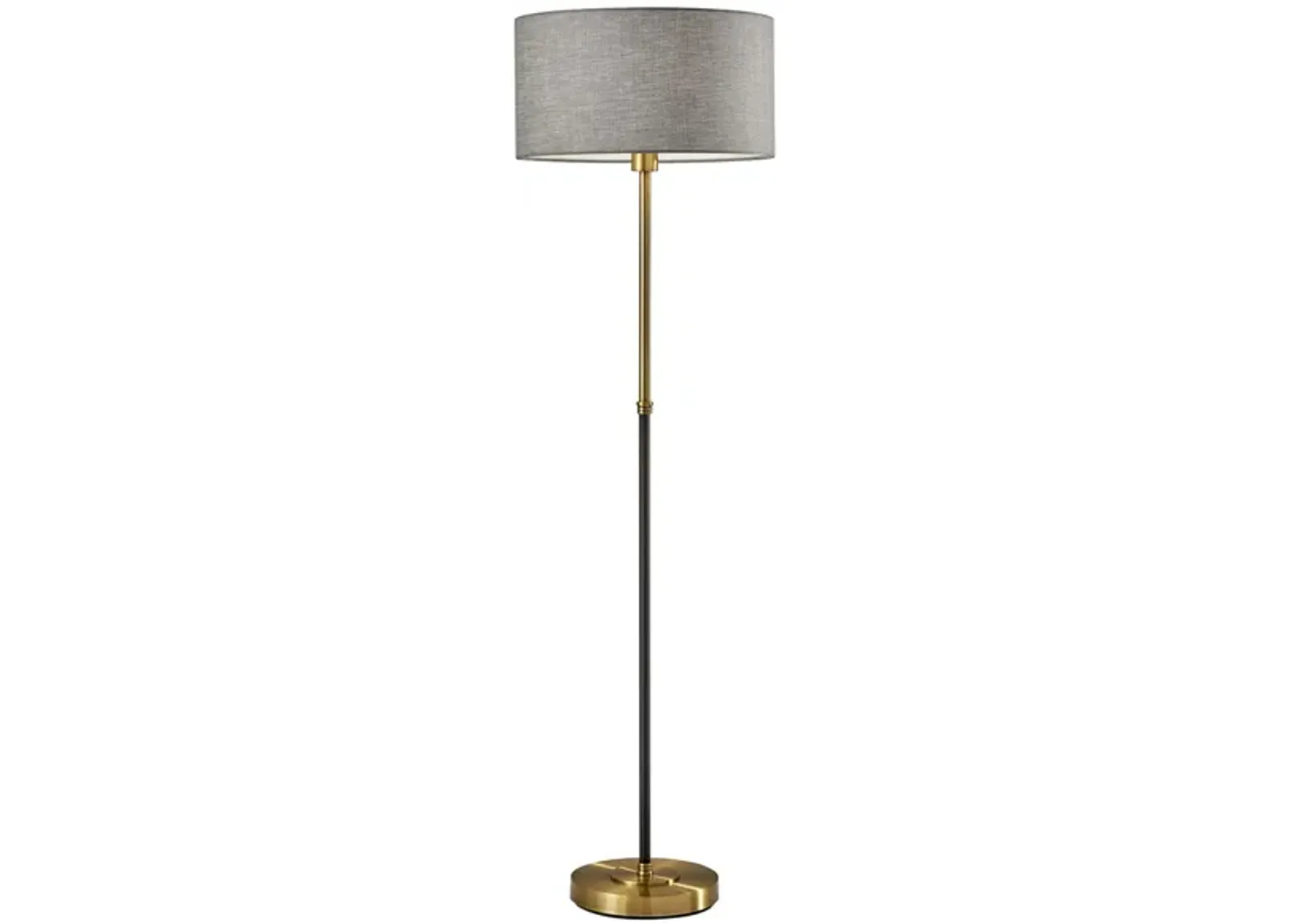 Bergen Floor Lamp in Black by Adesso Inc