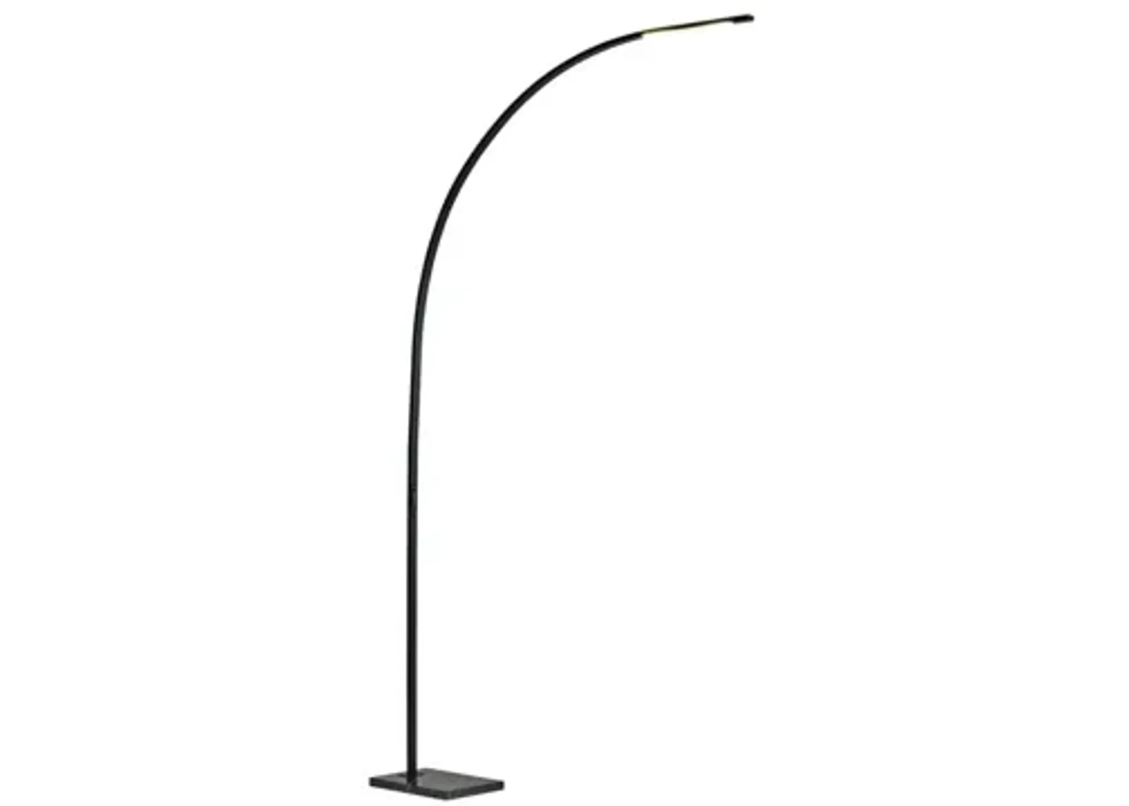 Sonic Arc Lamp with Smart Switch in Black by Adesso Inc