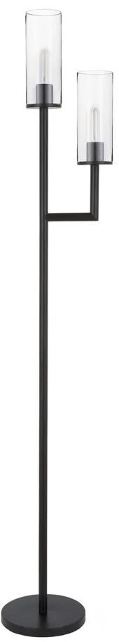 Amir Torchiere Floor Lamp in Blackened Bronze by Hudson & Canal