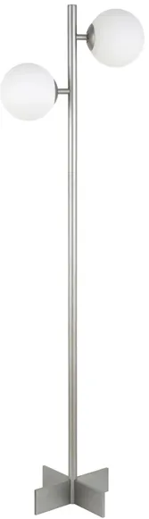 Capello Floor Lamp in Nickel by Hudson & Canal