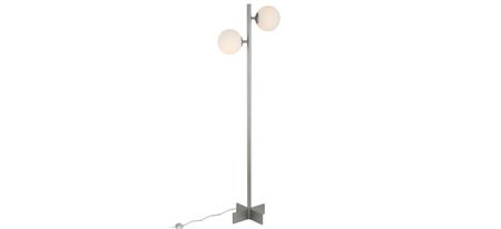 Capello Floor Lamp in Nickel by Hudson & Canal