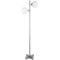 Capello Floor Lamp in Nickel by Hudson & Canal