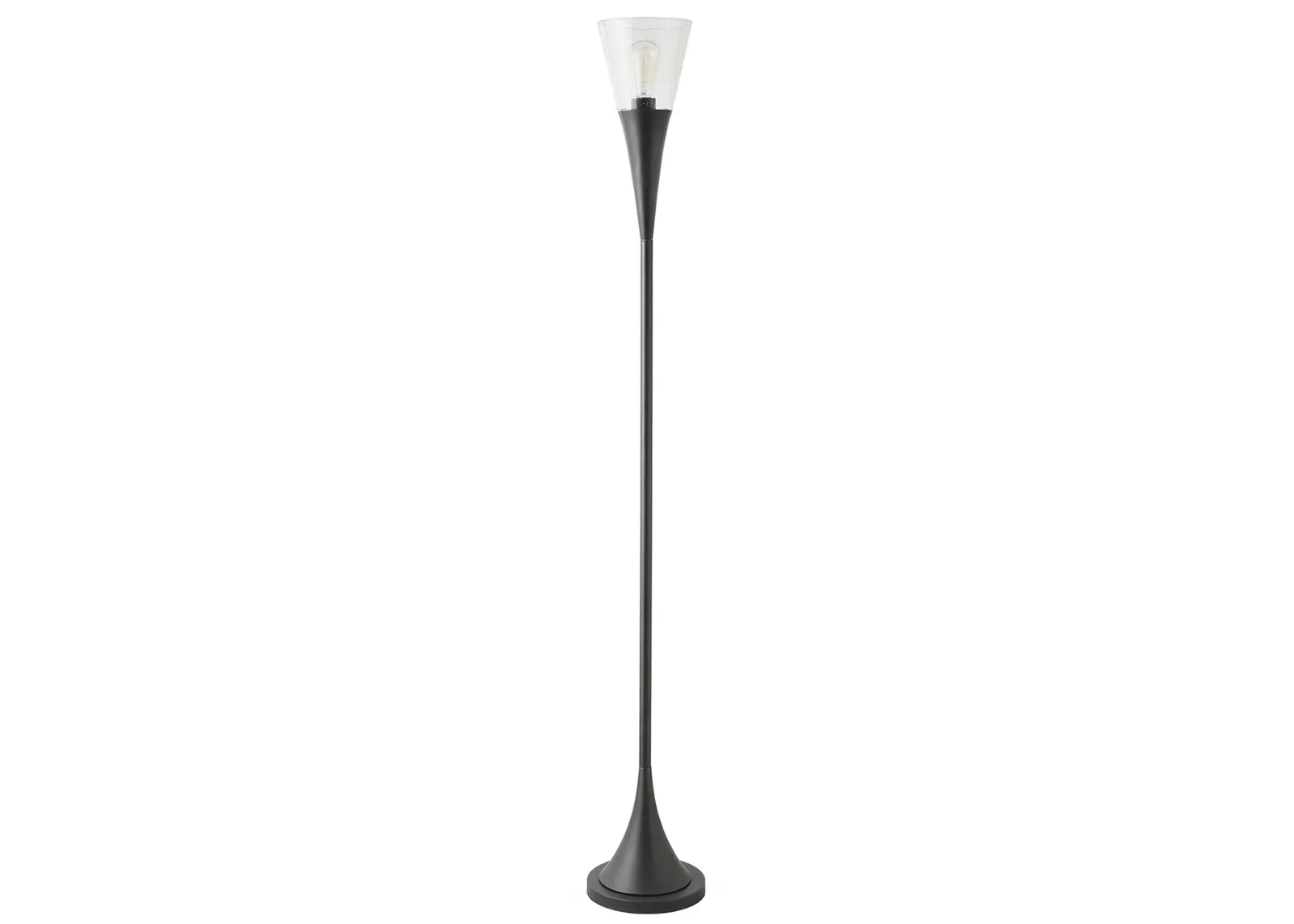 Adina Torchiere Floor Lamp in Blackened Bronze by Hudson & Canal