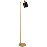 Yadon Floor Lamp in Brass by Hudson & Canal