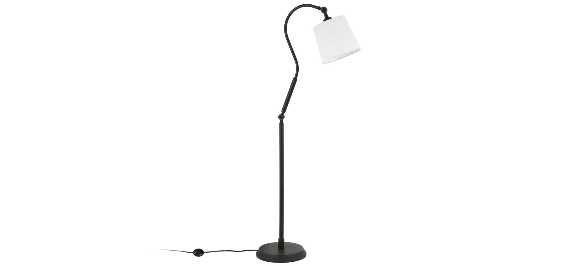 Rosalinda Arc Floor Lamp in Blackened Bronze by Hudson & Canal