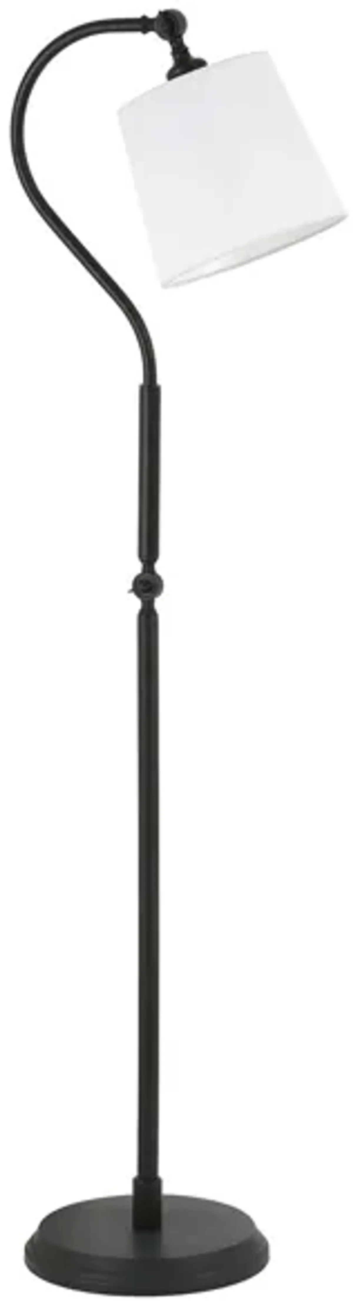 Rosalinda Arc Floor Lamp in Blackened Bronze by Hudson & Canal