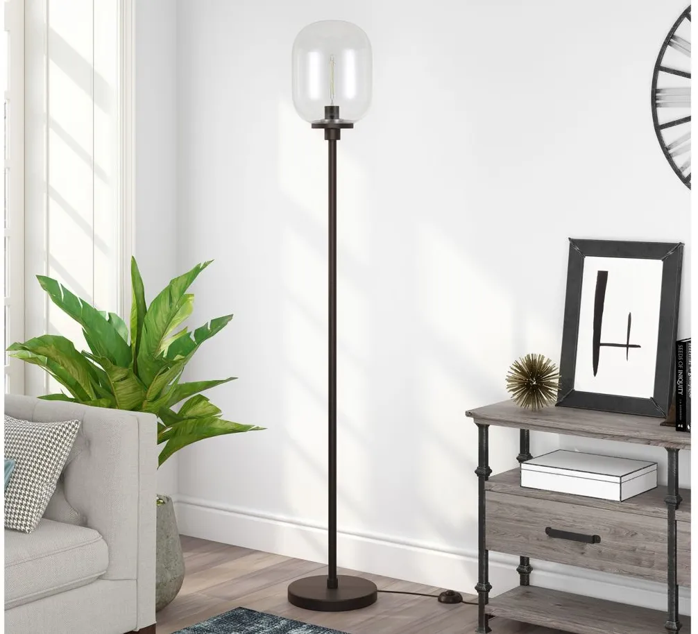 Beaufort Floor Lamp in Blackened Bronze by Hudson & Canal