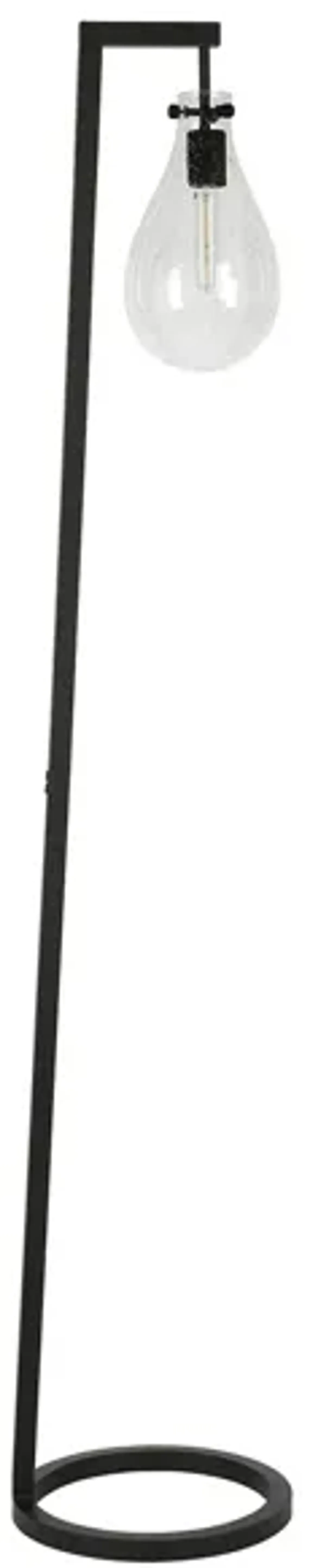 Vargas Floor Lamp in Blackened Bronze by Hudson & Canal