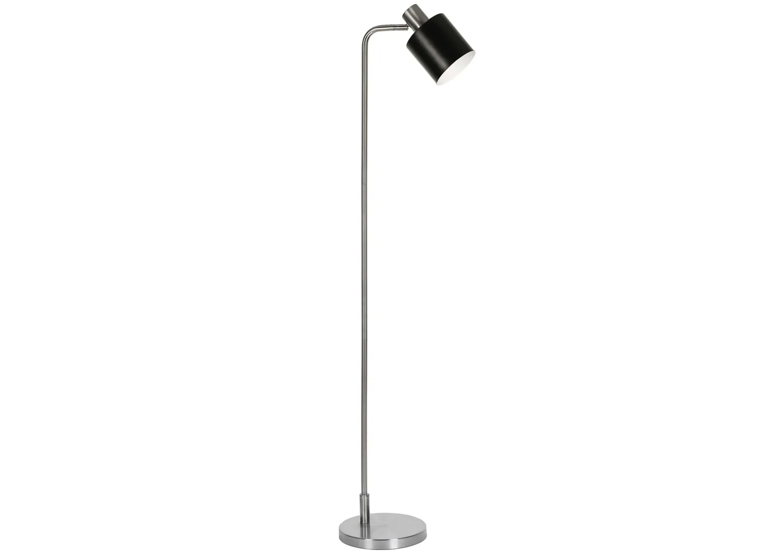 Yadon Floor Lamp in Nickel by Hudson & Canal