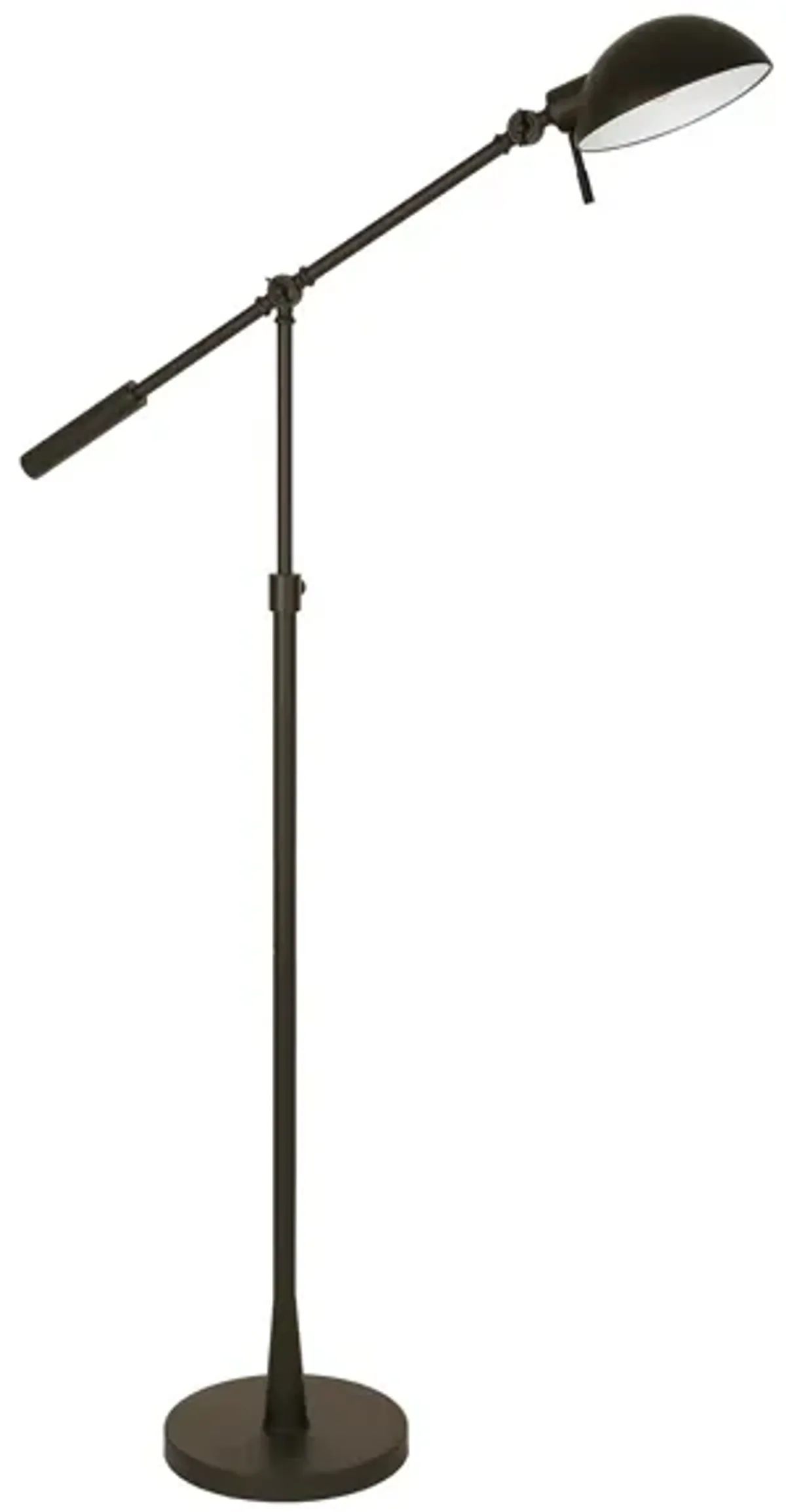 Jelen Tilting Floor Lamp in Blackened Bronze by Hudson & Canal