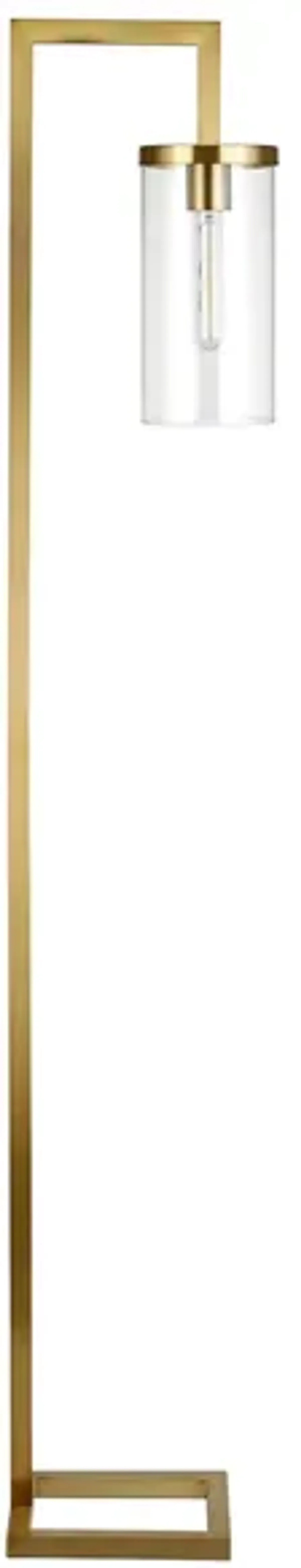 Ansa Floor Lamp in Brass by Hudson & Canal