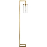 Ansa Floor Lamp in Brass by Hudson & Canal