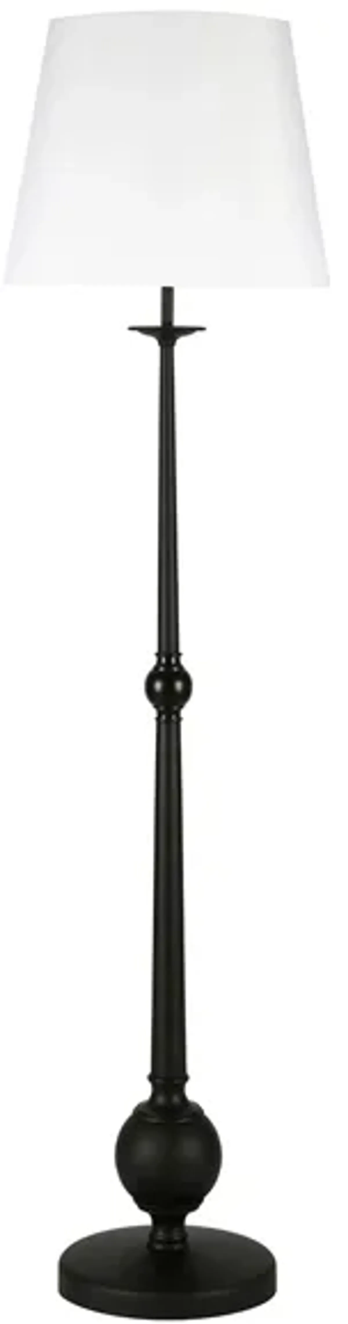 Ismael Floor Lamp in Blackened Bronze by Hudson & Canal