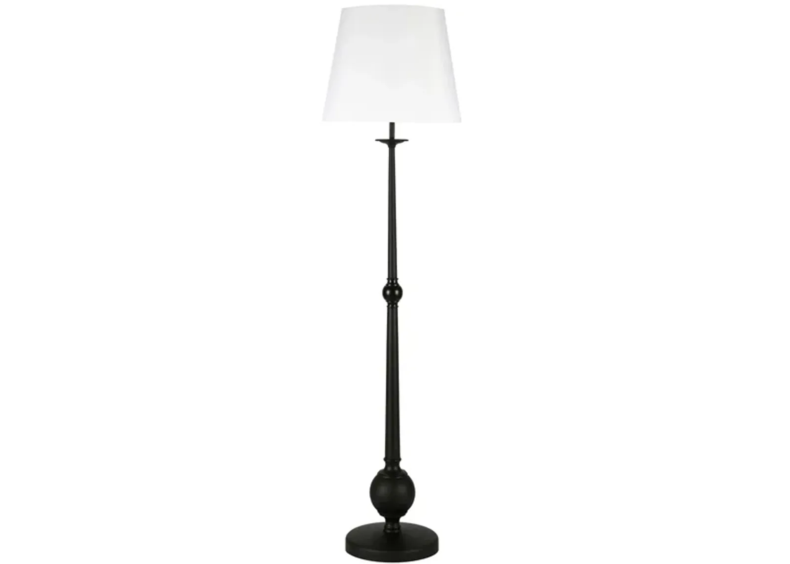 Ismael Floor Lamp in Blackened Bronze by Hudson & Canal