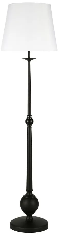 Ismael Floor Lamp in Blackened Bronze by Hudson & Canal