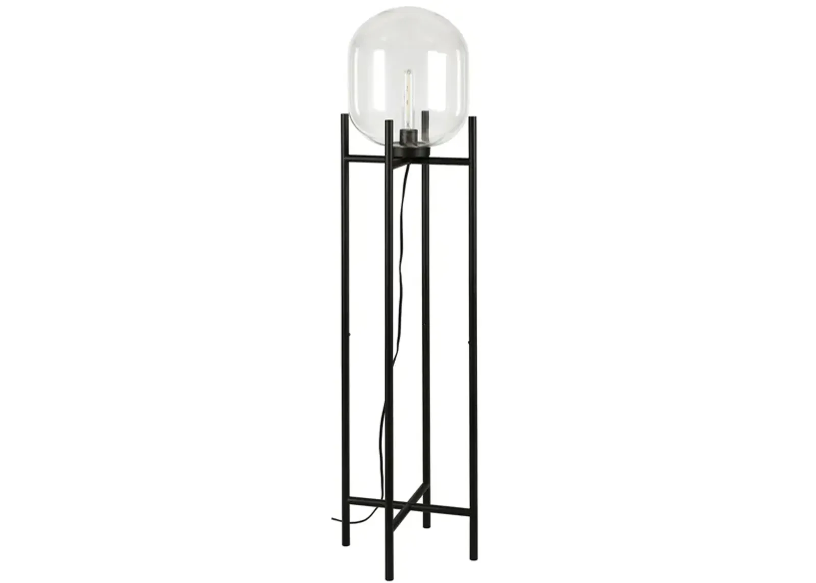 Farnham Globe Floor Lamp in Blackened Bronze by Hudson & Canal