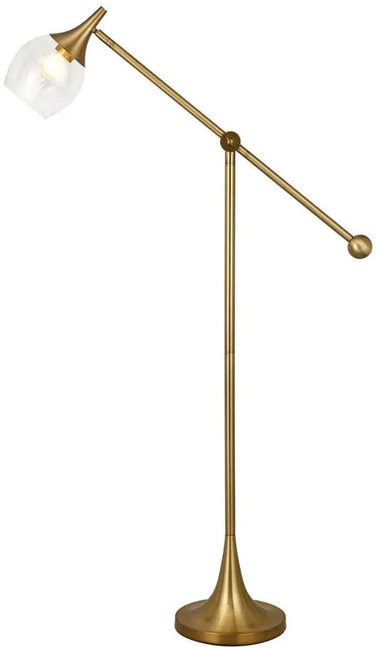 Hisakawa Floor Lamp in Brass by Hudson & Canal