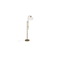 Torres Height-Adjustable Floor Lamp in Brass by Hudson & Canal