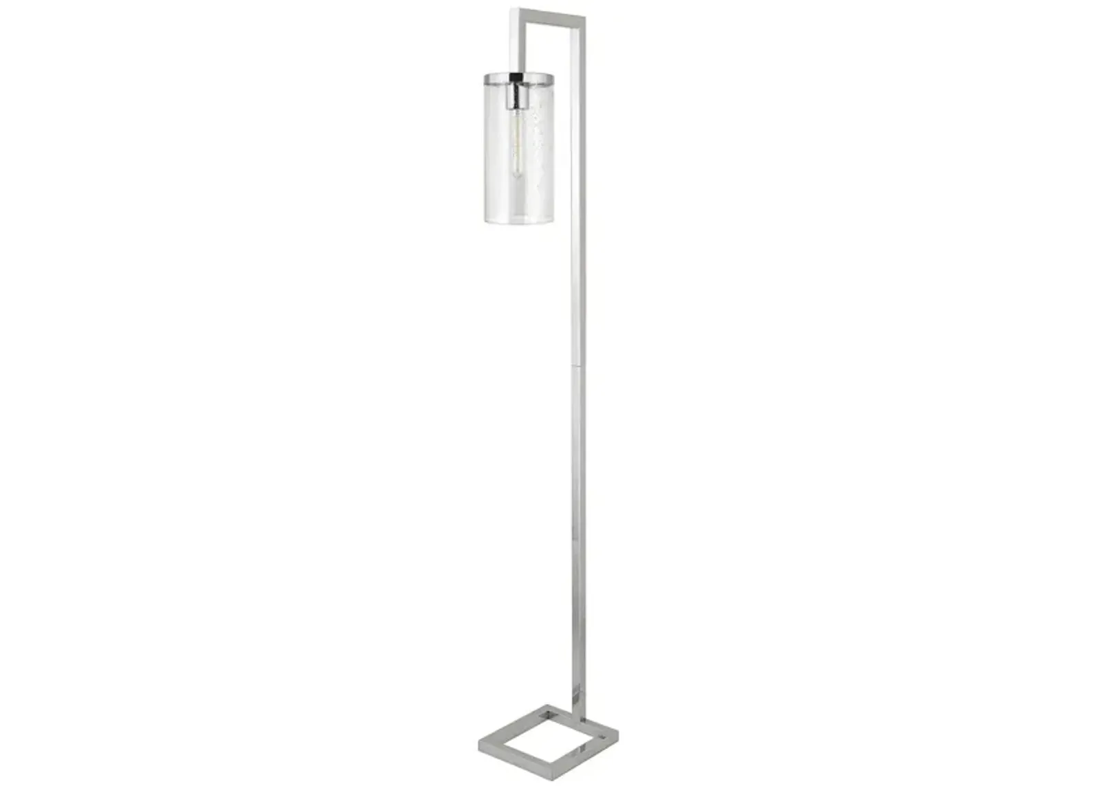 Ansa Seeded Glass Floor Lamp