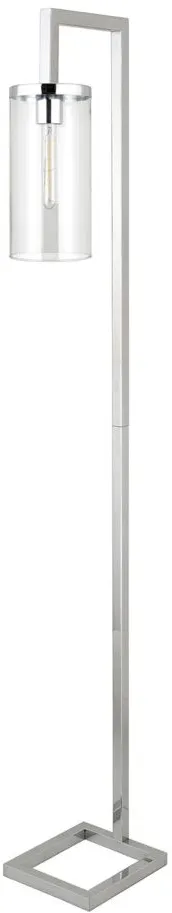 Ansa Floor Lamp in Polished Nickel by Hudson & Canal