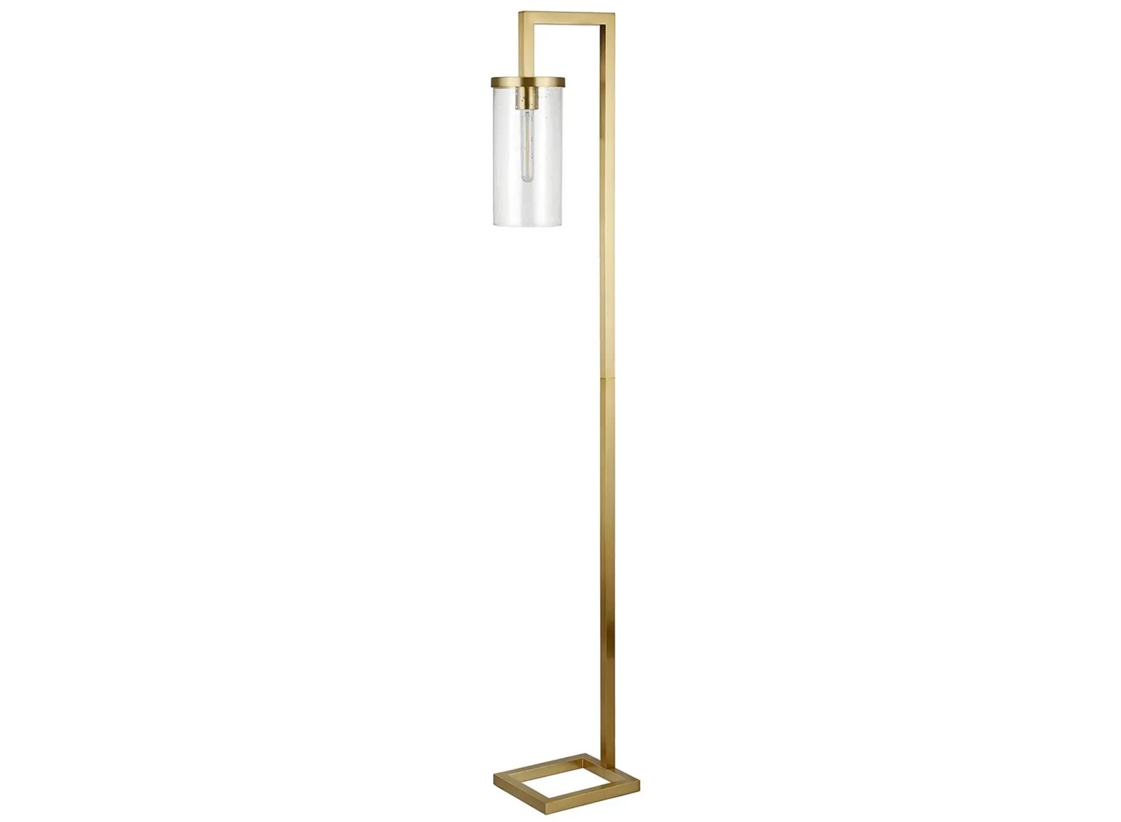 Ansa Seeded Glass Floor Lamp