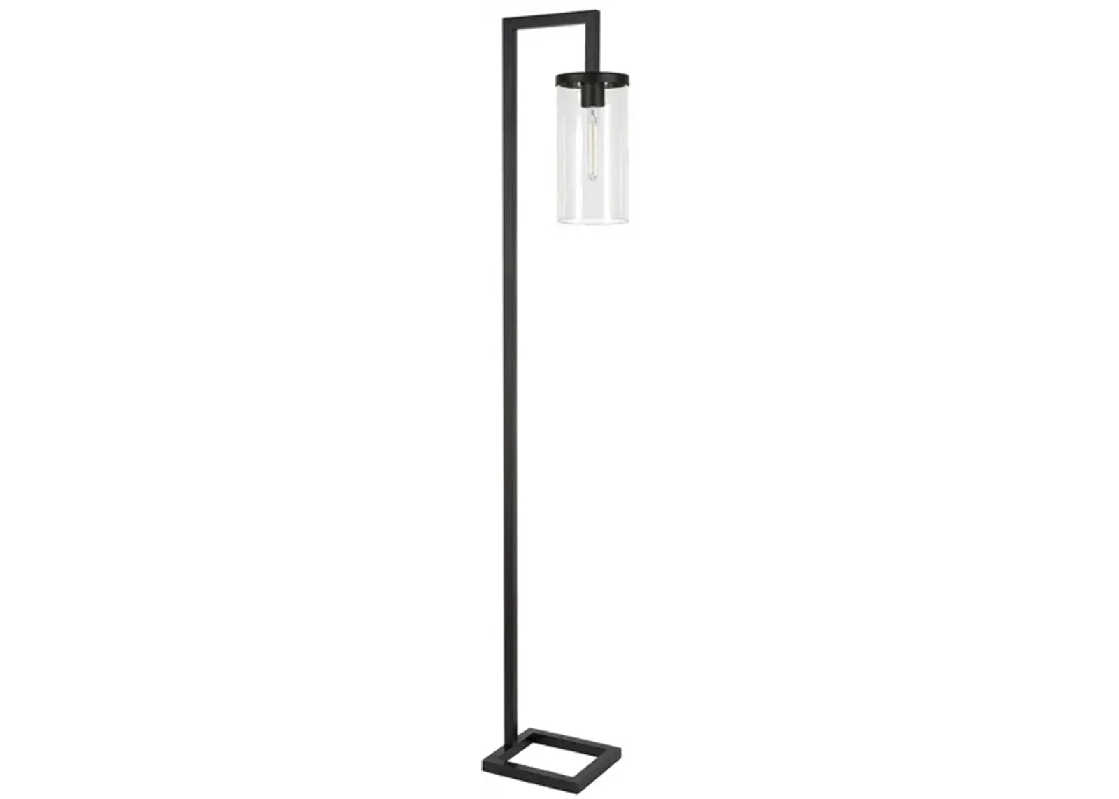 Ansa Floor Lamp in Blackened Bronze by Hudson & Canal