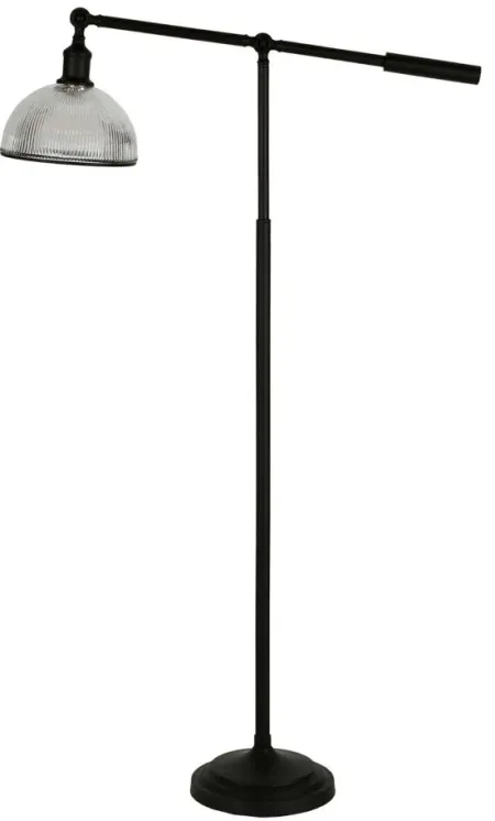Fima Floor Lamp in Blackened Bronze by Hudson & Canal
