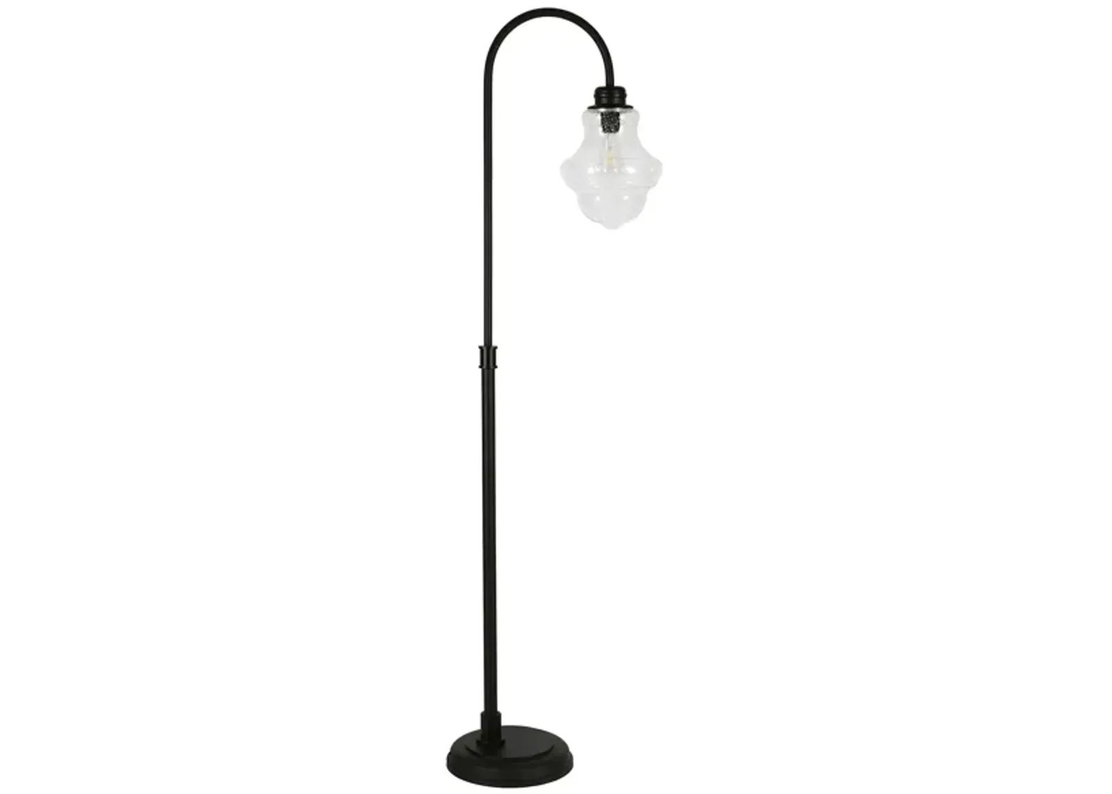 Bruno Floor Lamp in Blackened Bronze by Hudson & Canal