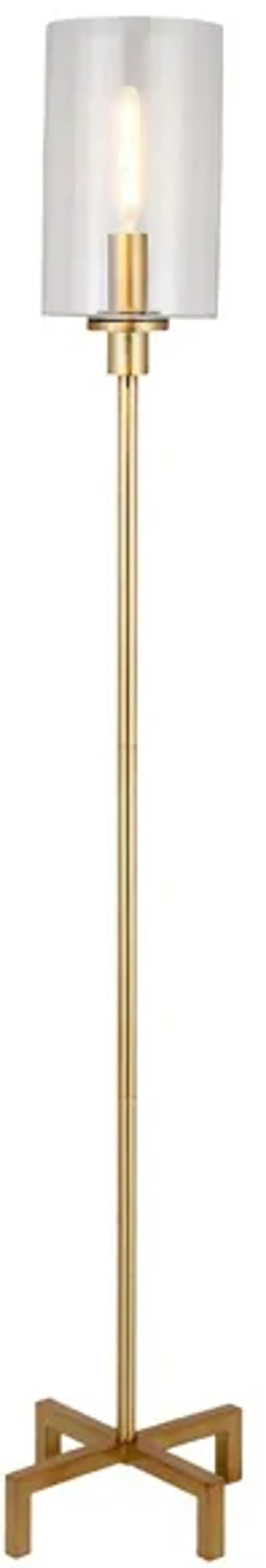 Sinta Floor Lamp in Brass by Hudson & Canal