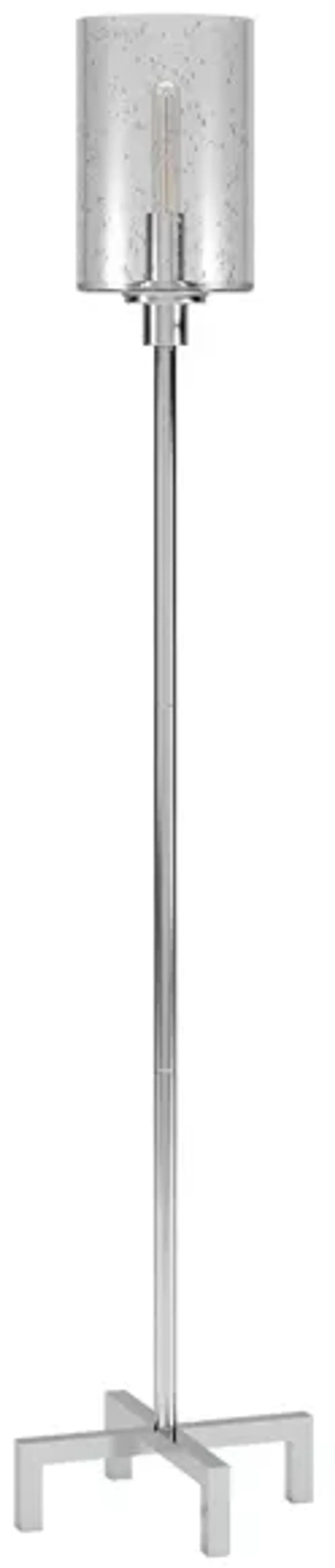 Sinta Floor Lamp in Polished Nickel by Hudson & Canal