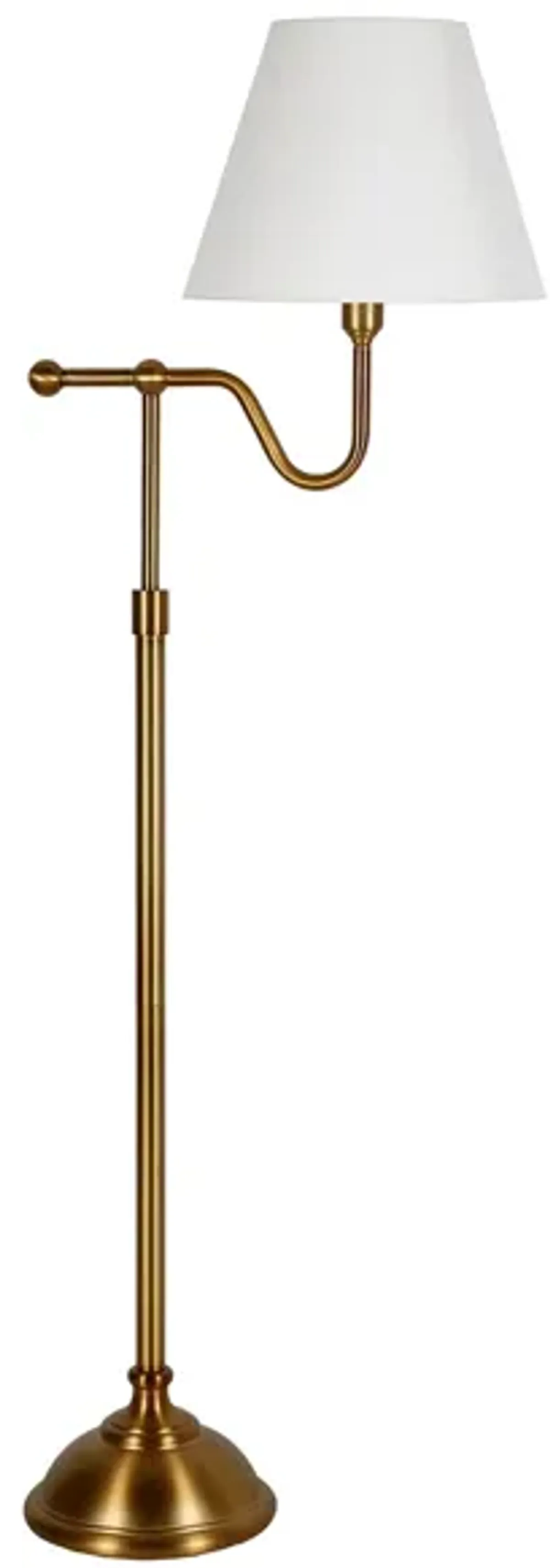 Lisbeth Floor Lamp in Brass by Hudson & Canal