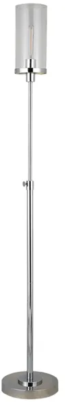 Lucien Floor Lamp in Polished Nickel by Hudson & Canal